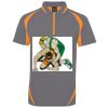 PODIUM ZIP POLY POLO Thumbnail