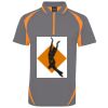 PODIUM ZIP POLY POLO Thumbnail