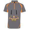 PODIUM ZIP POLY POLO Thumbnail