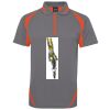 PODIUM ZIP POLY POLO Thumbnail