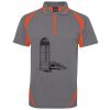 PODIUM ZIP POLY POLO Thumbnail