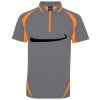 PODIUM ZIP POLY POLO Thumbnail