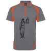 PODIUM ZIP POLY POLO Thumbnail